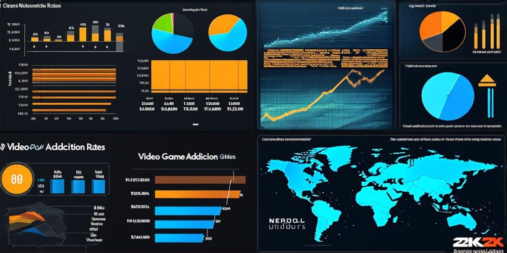 Which country has the highest rate of video game addiction?