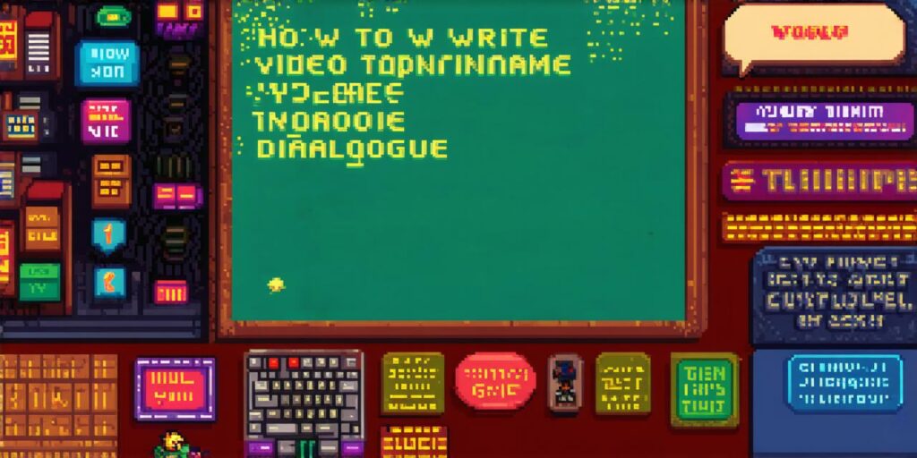 How to write video game dialogue