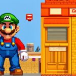 From where does the nintendo video game character mario derive his name?