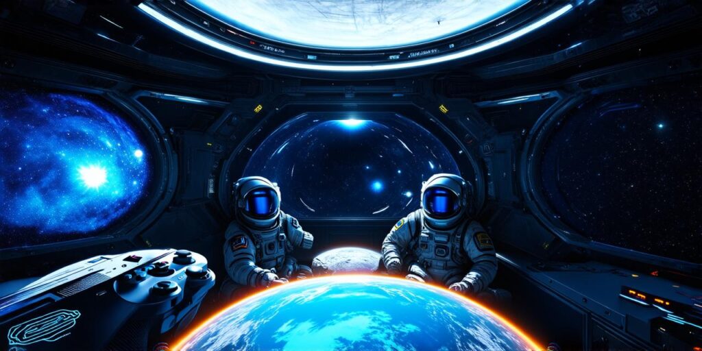 Which was the first video game to be played in space?